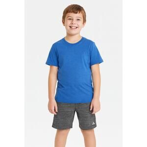 Alive Boys Athletic Shorts Size 6 Gray & Black Pull-On Elastic Waist Lightweight